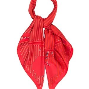 Hermes parcours d’h silk scarf